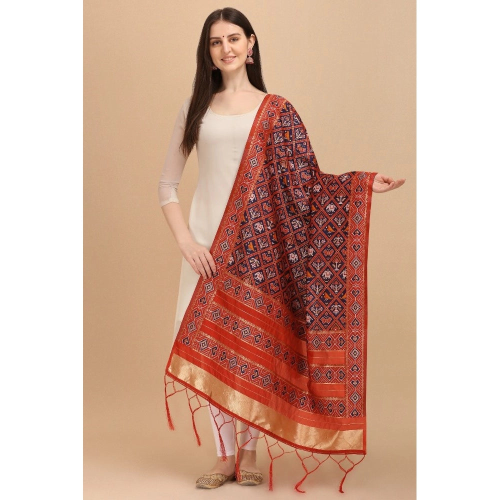 Sensational Women's Silk Pure Zari weaving Duppatta