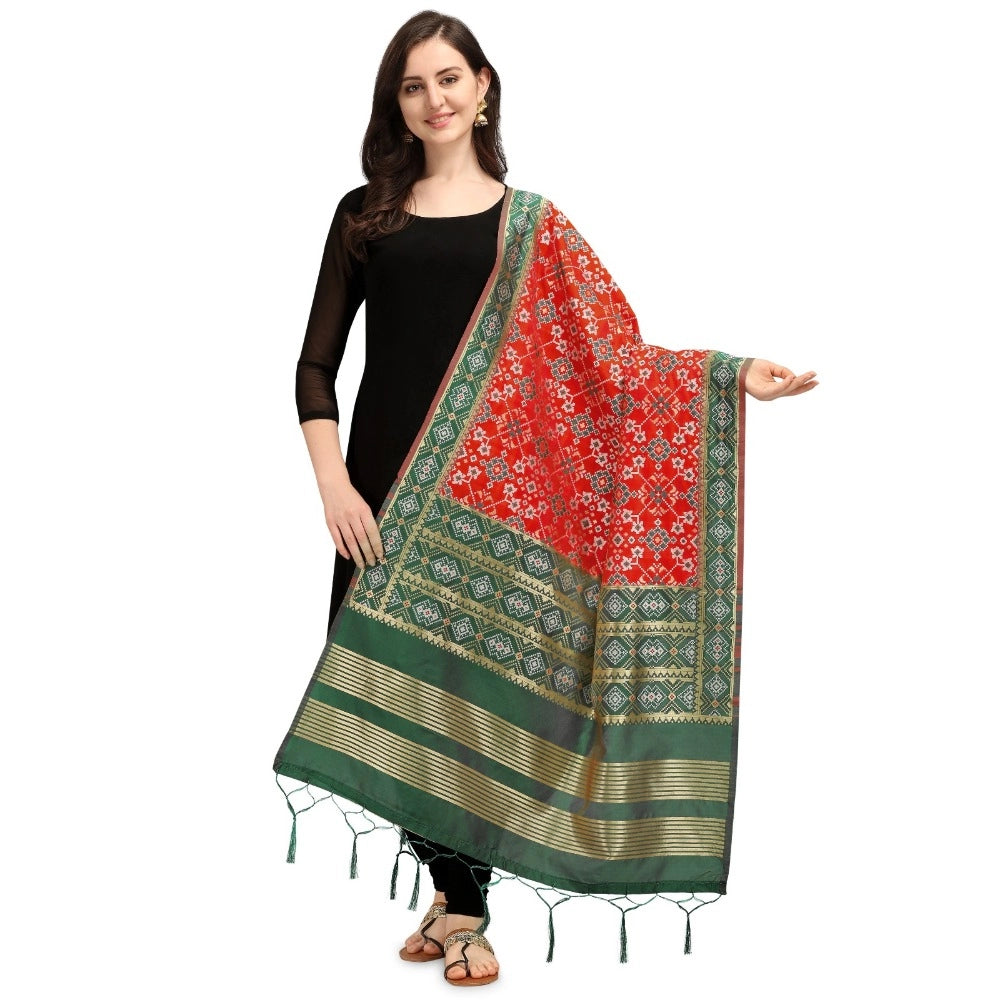 Adorable Women's Silk Pure weaving Work Duppatta