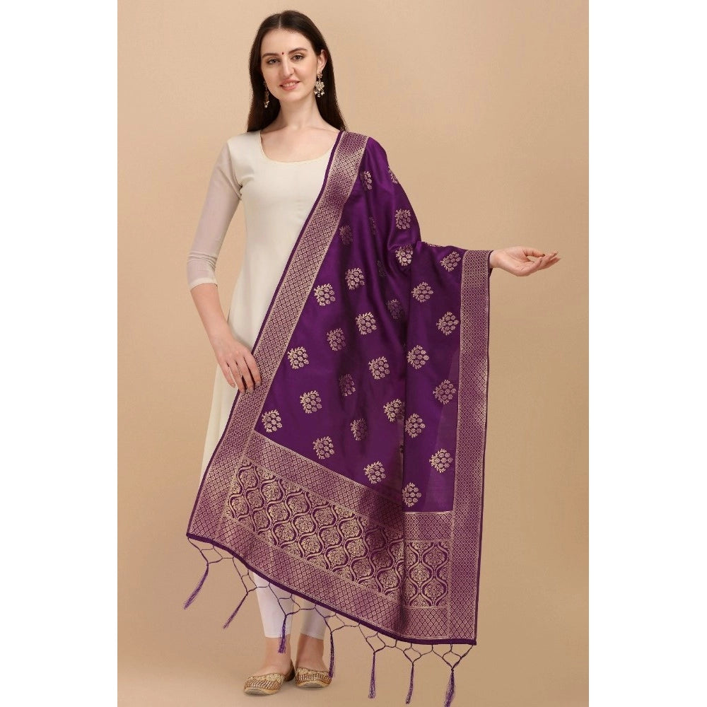 Sensational Women's Silk Pure Zari weaving Duppatta