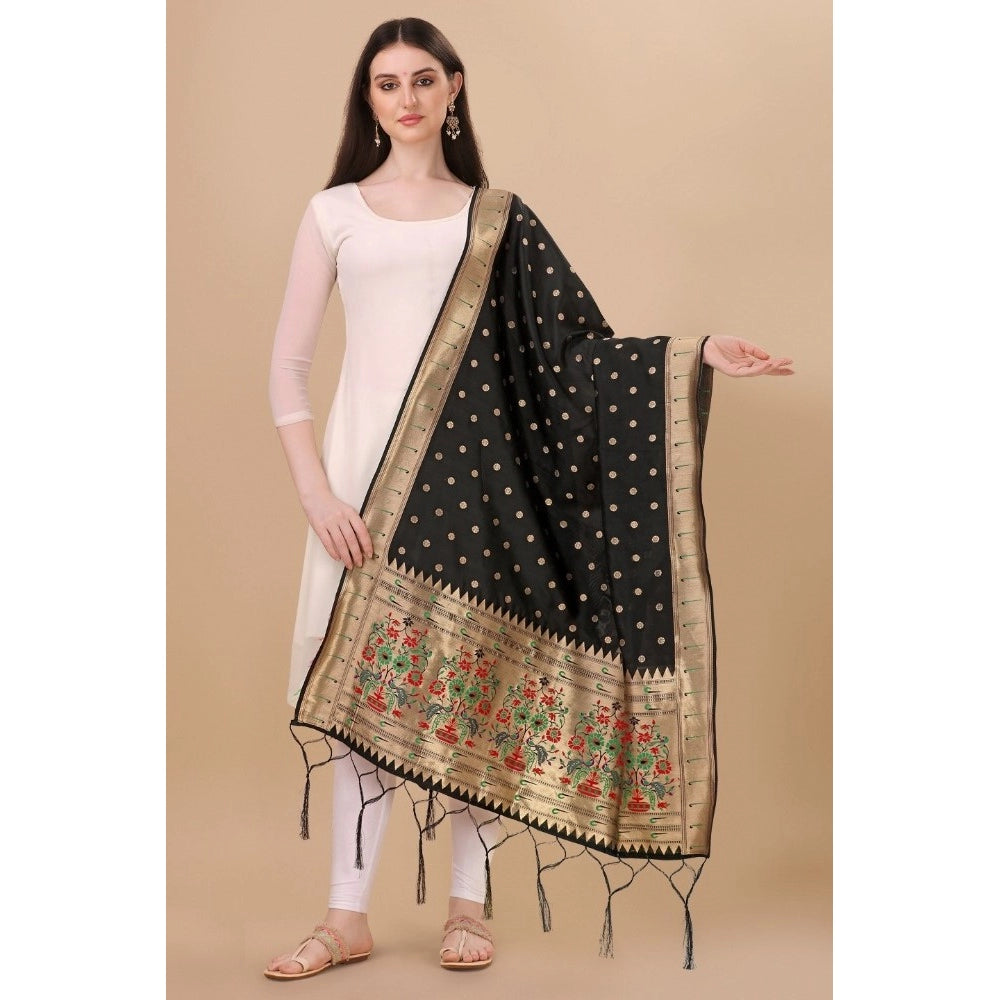 Adorable Women's Silk Pure Zari weaving Duppatta