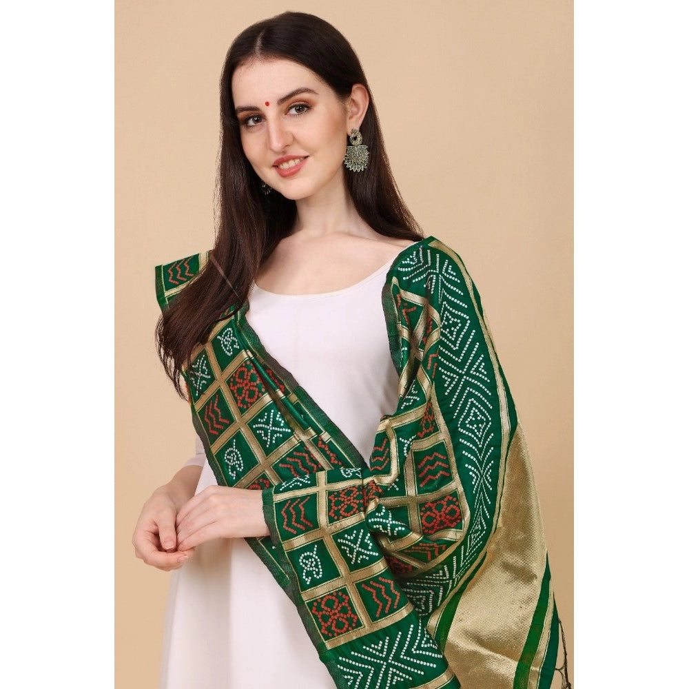 Pretty Women's Silk Pure weaving Work Duppatta