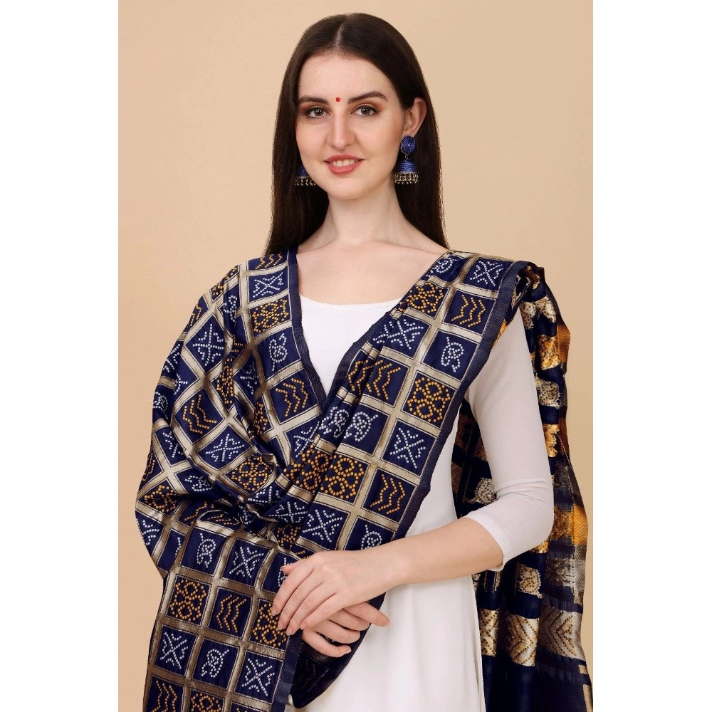 Pretty Women's Silk Pure weaving Work Duppatta