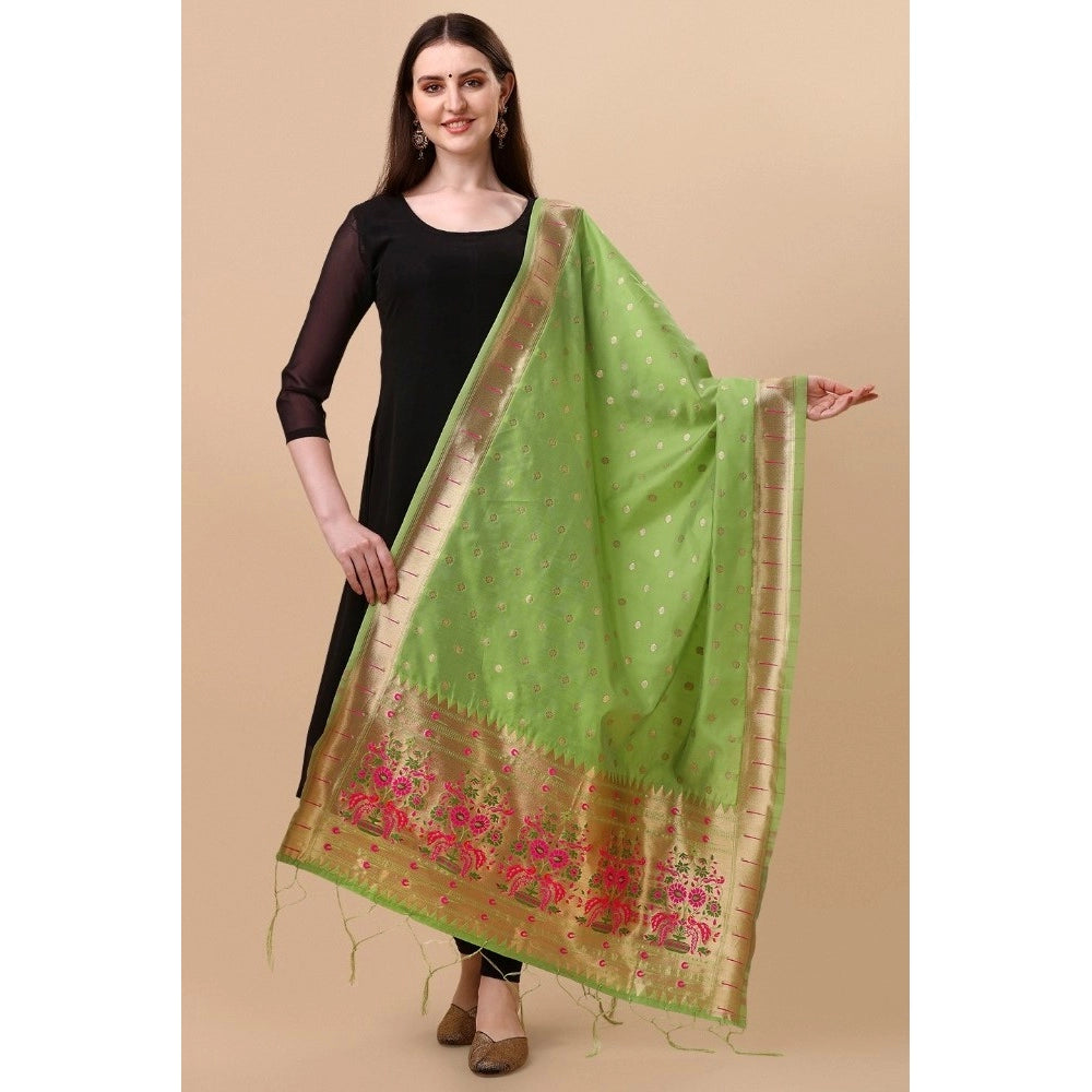 Stylish Women's Silk Pure Zari weaving Duppatta