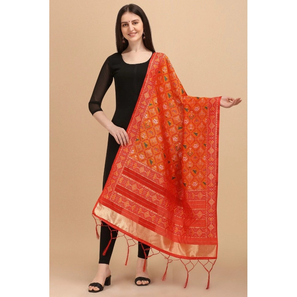 Sensational Women's Silk Pure Zari weaving Duppatta