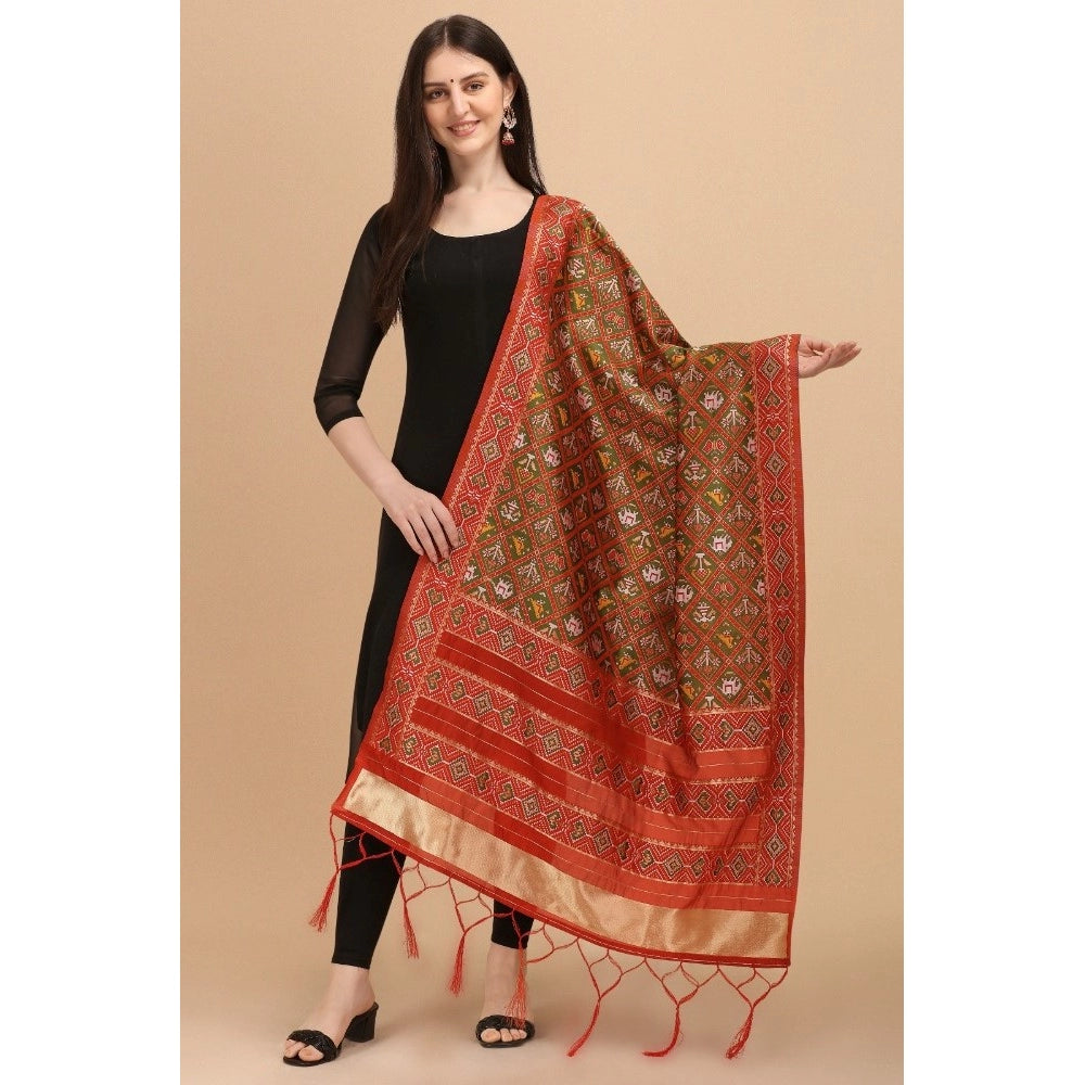 Adorable Women's Silk Pure Zari weaving Duppatta