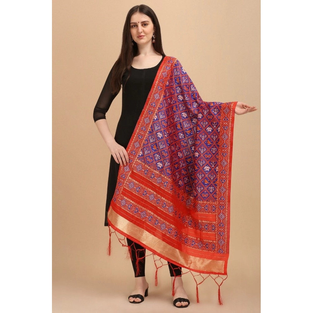 Sensational Women's Silk Pure Zari weaving Duppatta