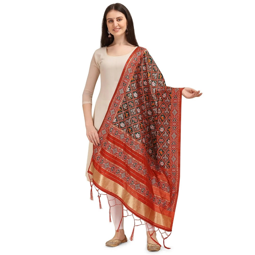 Sensational Women's Silk Pure Zari weaving Duppatta