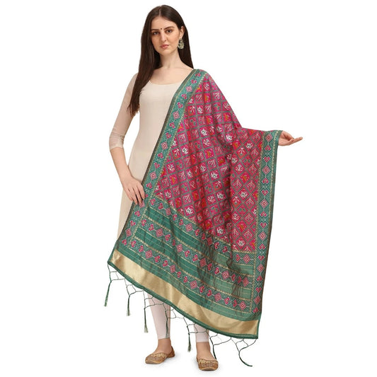 Sensational Women's Silk Pure Zari weaving Duppatta