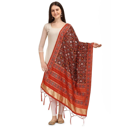 Stylish Women's Silk Pure Zari weaving Duppatta