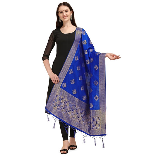 Sensational Women's Silk Pure Zari weaving Duppatta