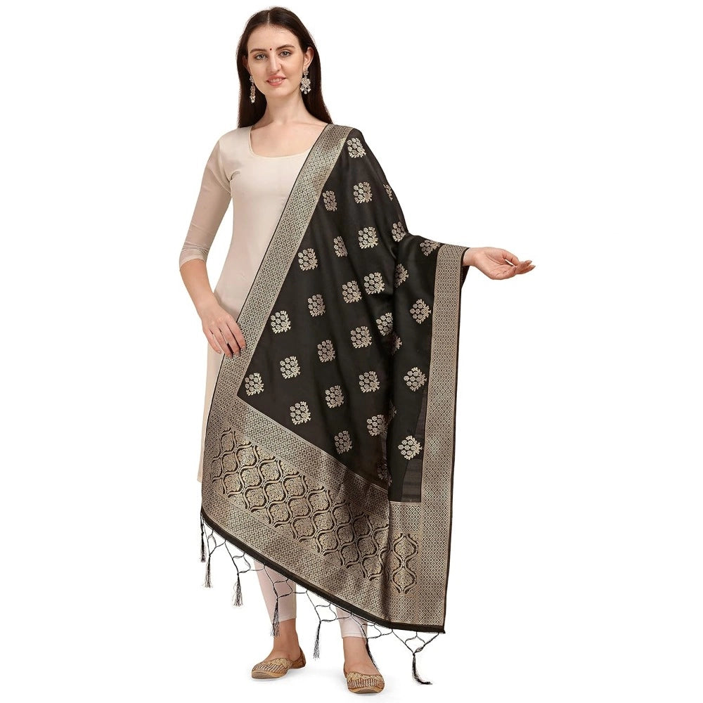 Adorable Women's Silk Pure Zari weaving Duppatta