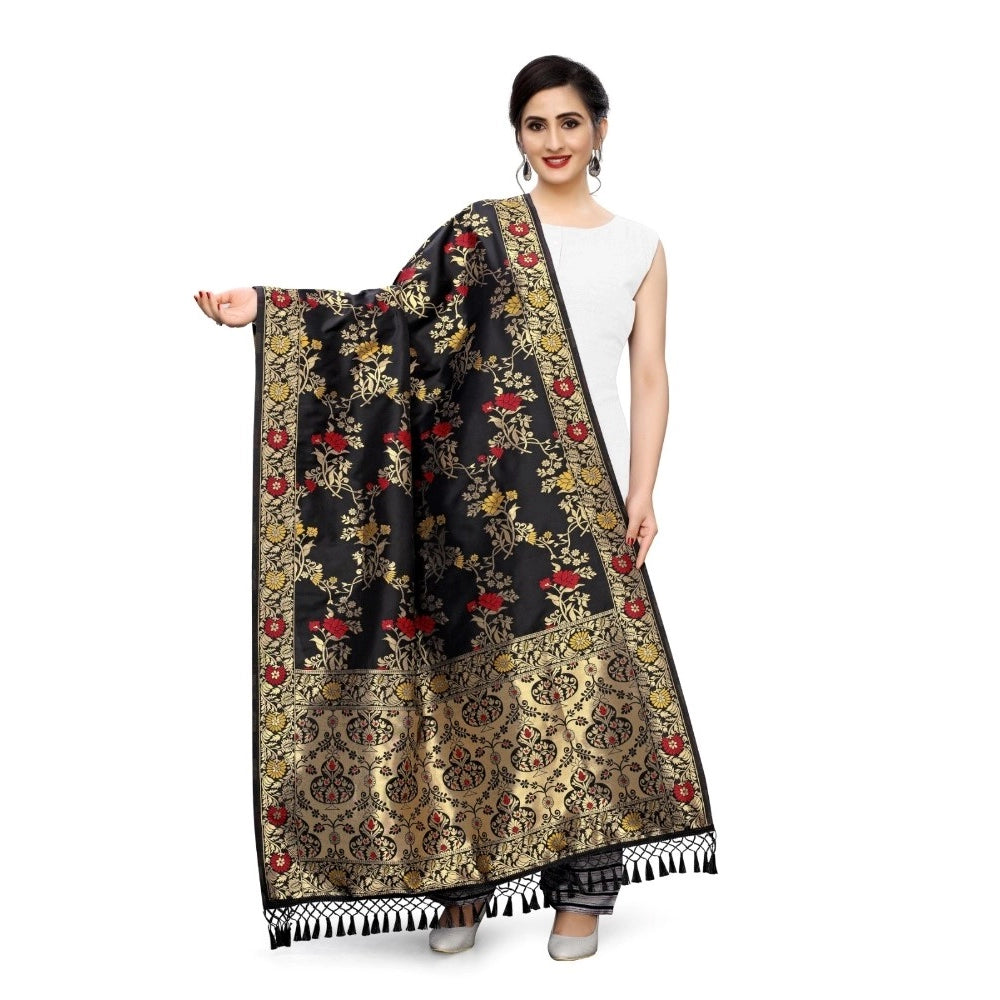 Adorable Women's Silk Pure Zari weaving Duppatta