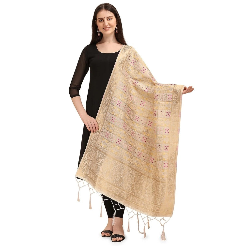 Adorable Women's Silk Pure weaving Work Duppatta