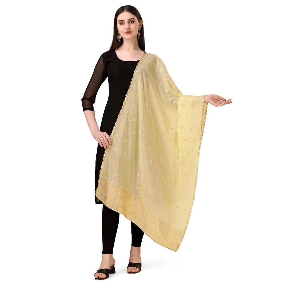 Adorable Women's Silk Pure Zari weaving Duppatta