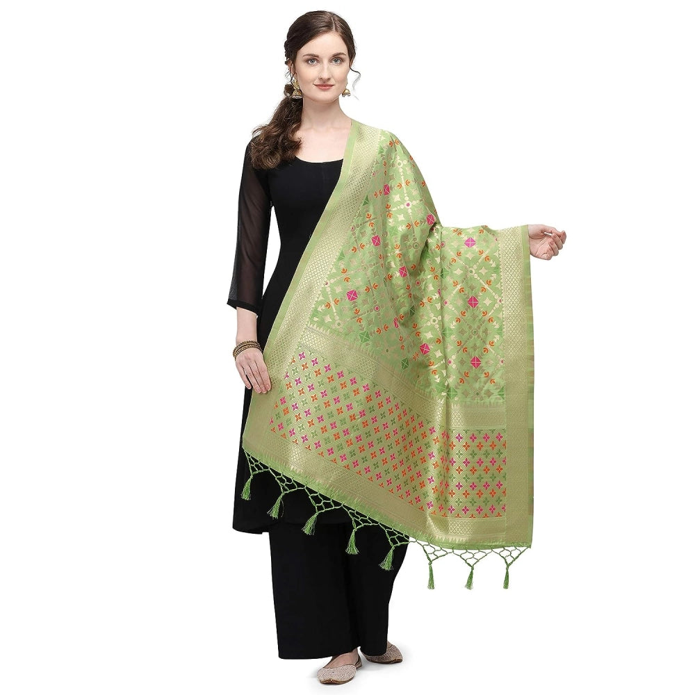 Stylish Women's Silk Pure Zari weaving Duppatta