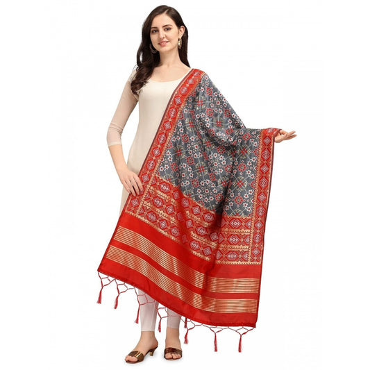 Pretty Women's Silk Pure weaving Work Duppatta