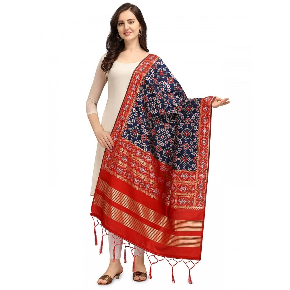 Pretty Women's Silk Pure weaving Work Duppatta