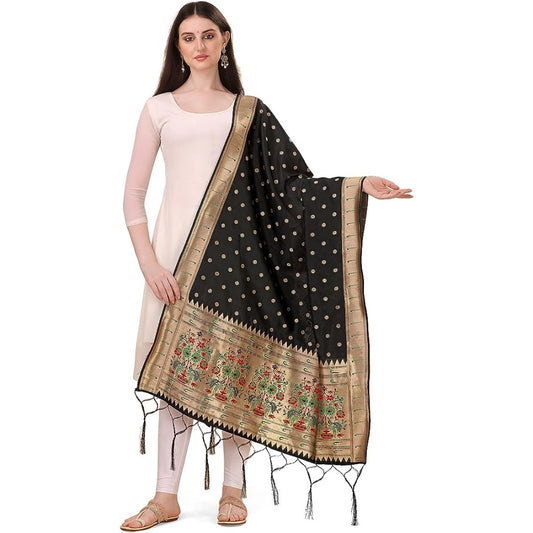 Adorable Women's Silk Pure Zari weaving Duppatta