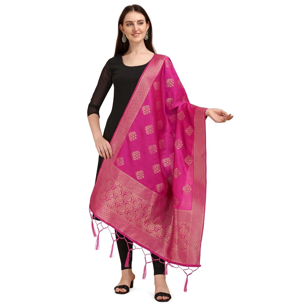 Sensational Women's Silk Pure Zari weaving Duppatta