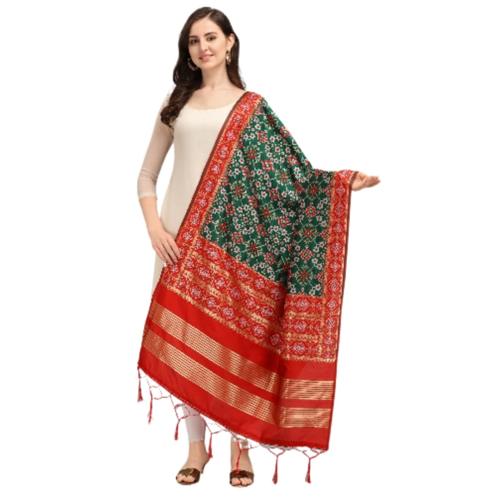 Pretty Women's Silk Pure weaving Work Duppatta