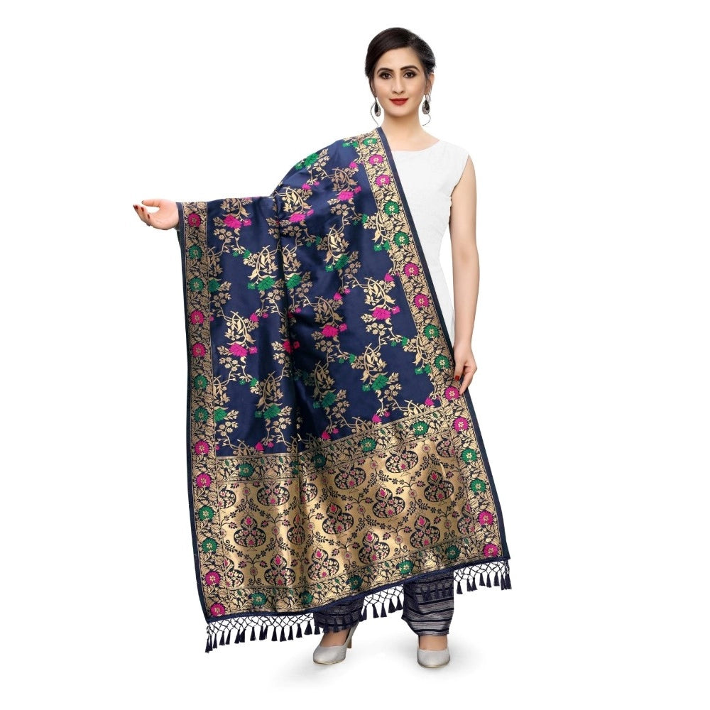 Stylish Women's Silk Pure Zari weaving Duppatta