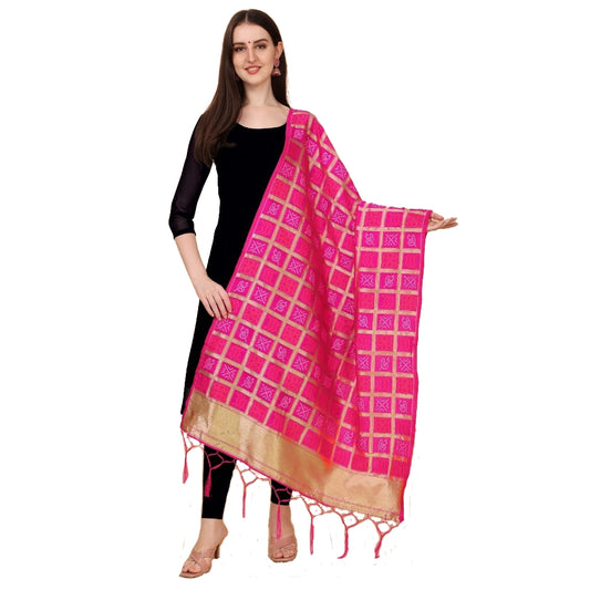 Adorable Women's Silk Pure weaving Work Duppatta