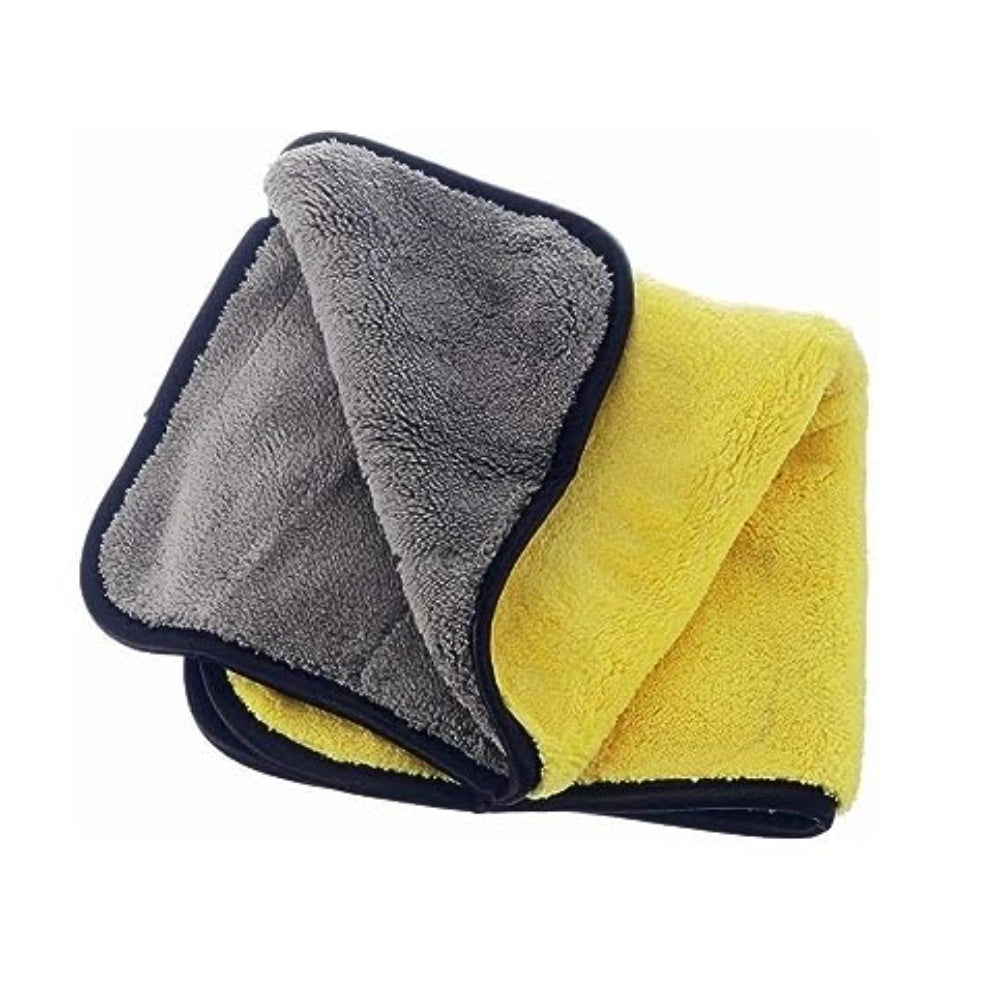 Stylish Microfiber Cloth Yellow And Black