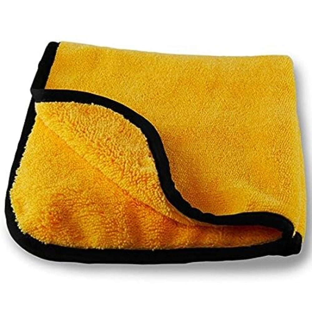 Stylish Microfiber Cloth Yellow And Black