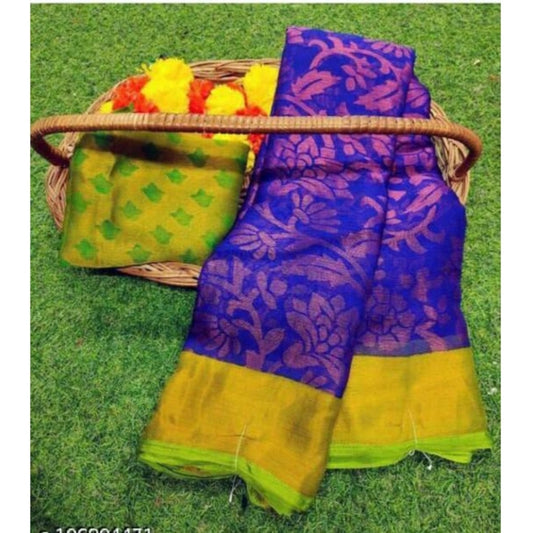 Modern Viscose Rayon Printed Saree With Blouse piece