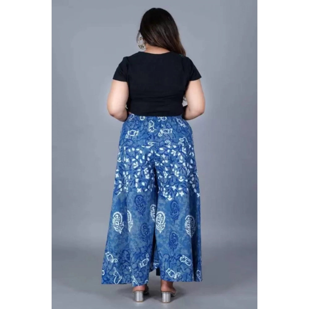 Alluring Cotton Printed Elastic Palazzo Pant