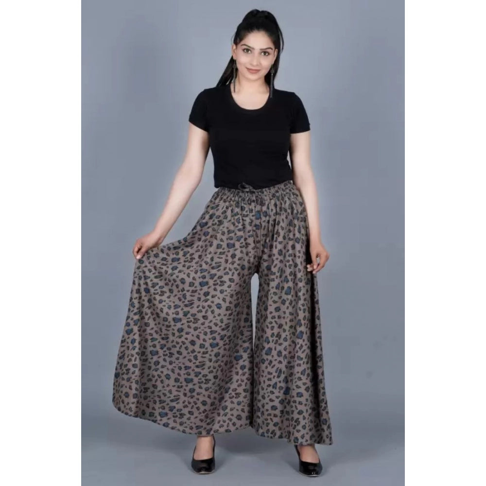 Fashionable Cotton Printed Elastic Palazzo Pant