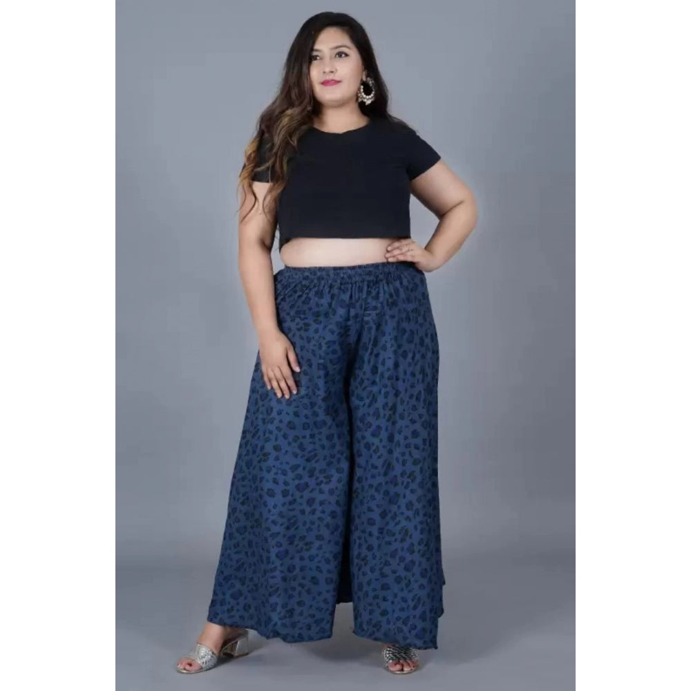 Fashionable Cotton Printed Elastic Palazzo Pant