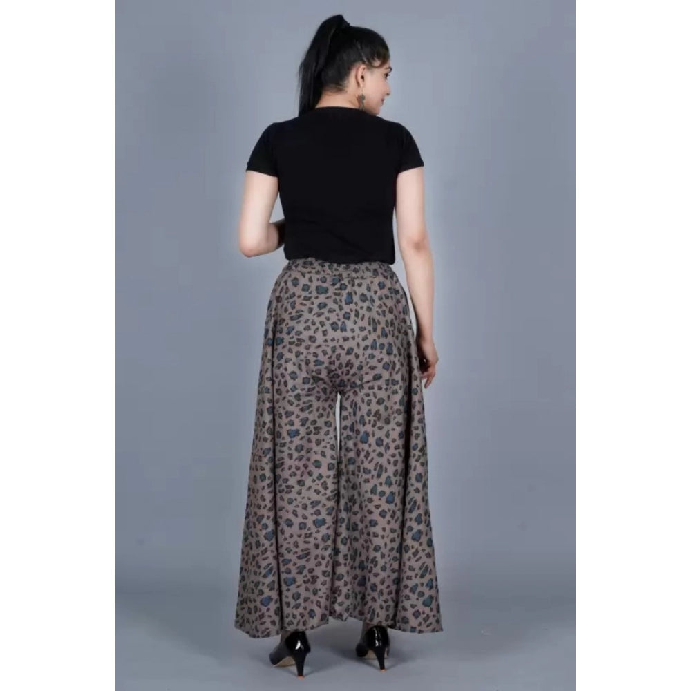 Fashionable Cotton Printed Elastic Palazzo Pant