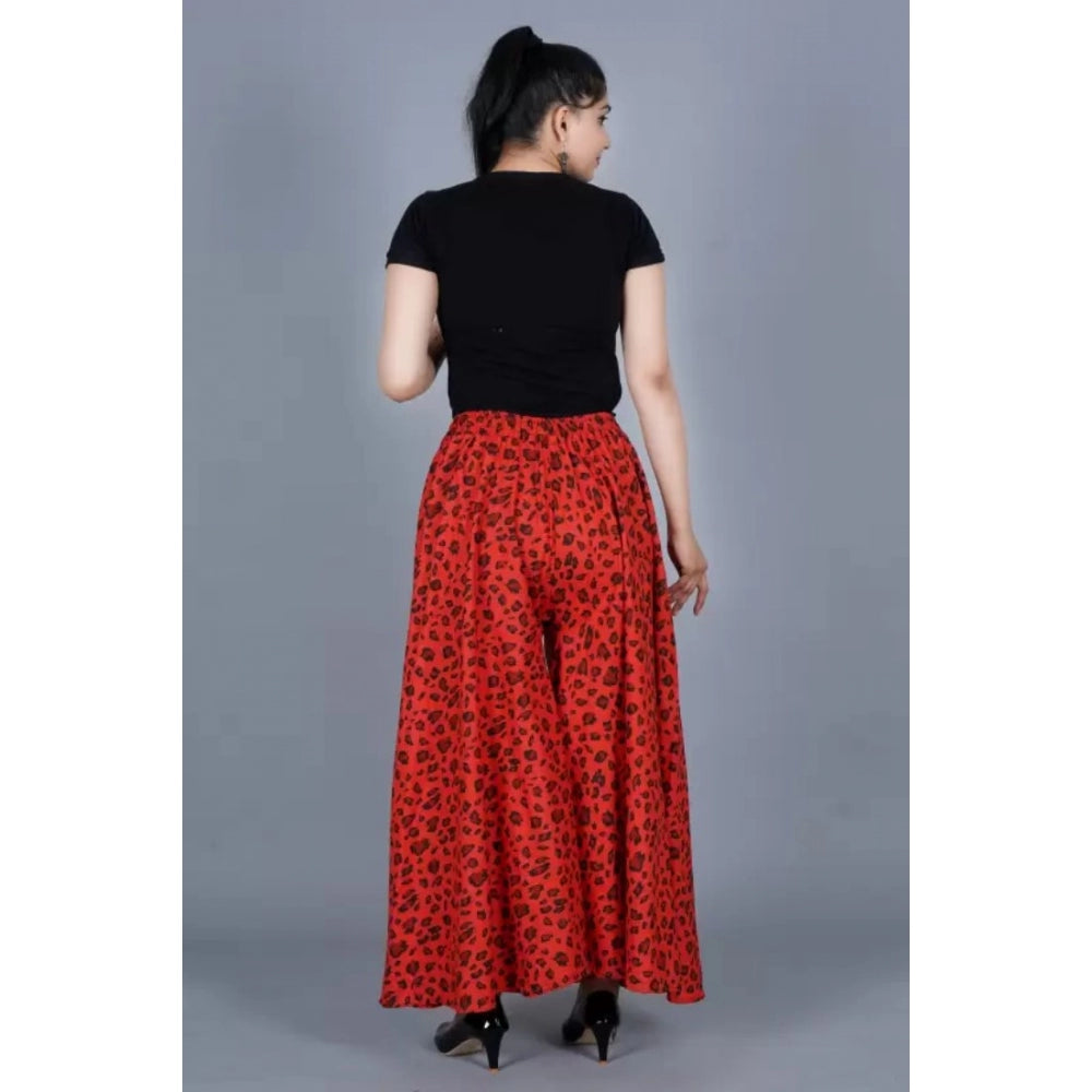 Fashionable Cotton Printed Elastic Palazzo Pant