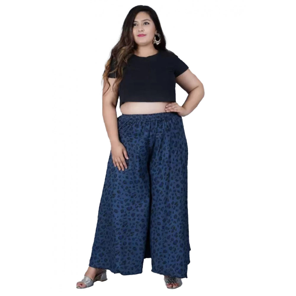 Fashionable Cotton Printed Elastic Palazzo Pant