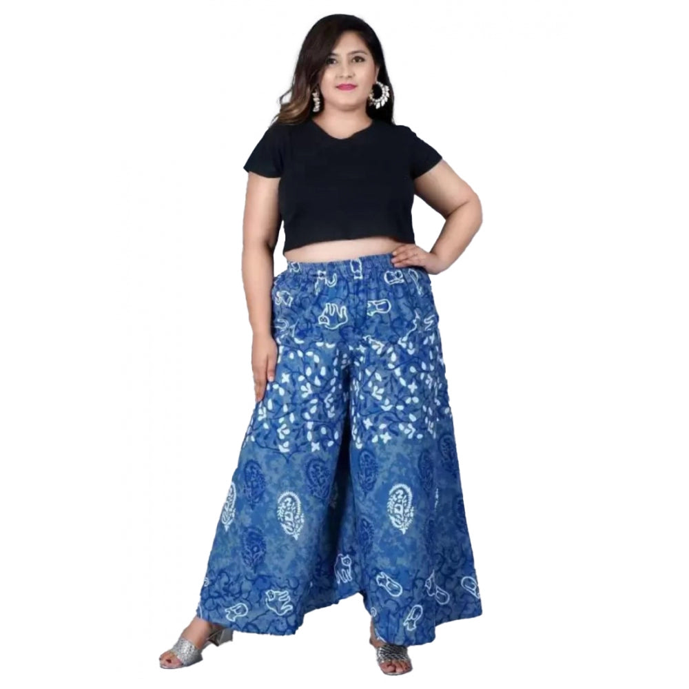 Alluring Cotton Printed Elastic Palazzo Pant