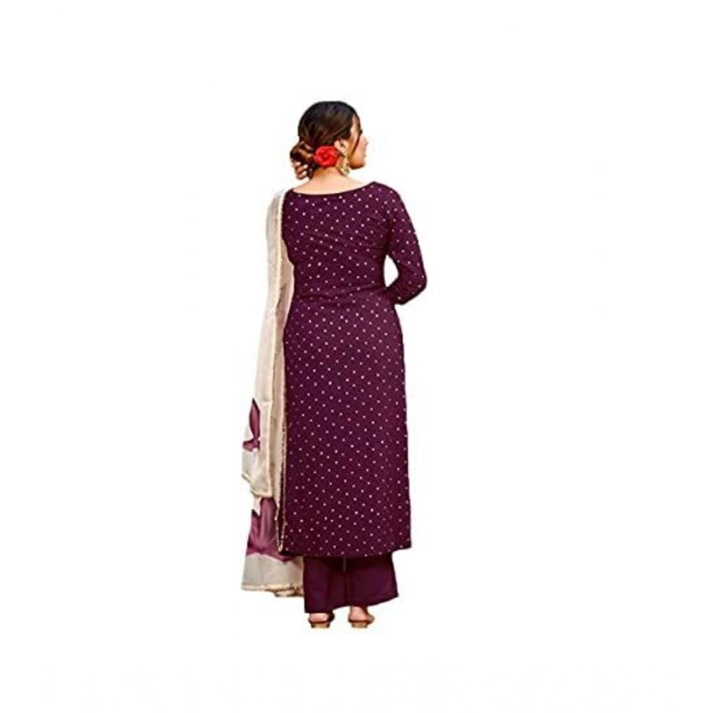 Casual Polka Print Cotton Kurta Set