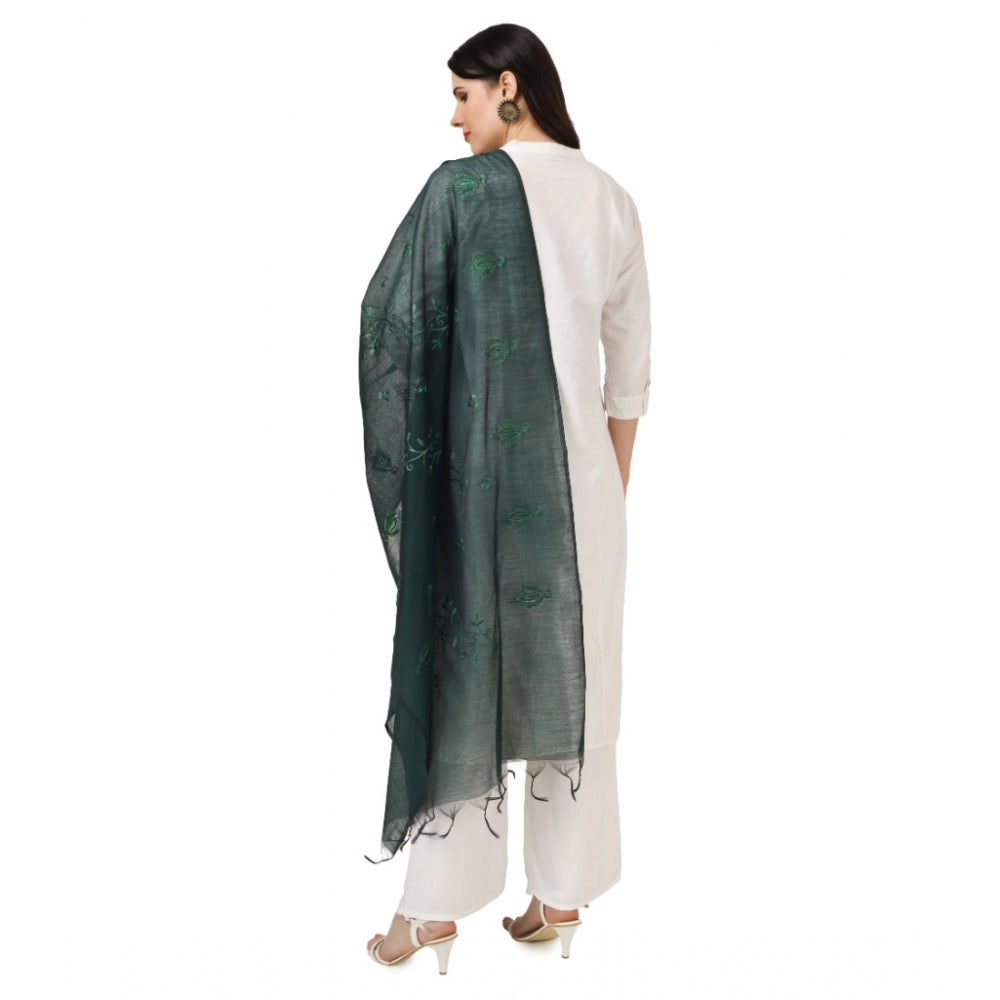 Designer Women's Cotton Embroidered Dupatta