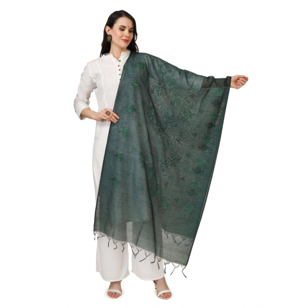 Designer Women's Cotton Embroidered Dupatta