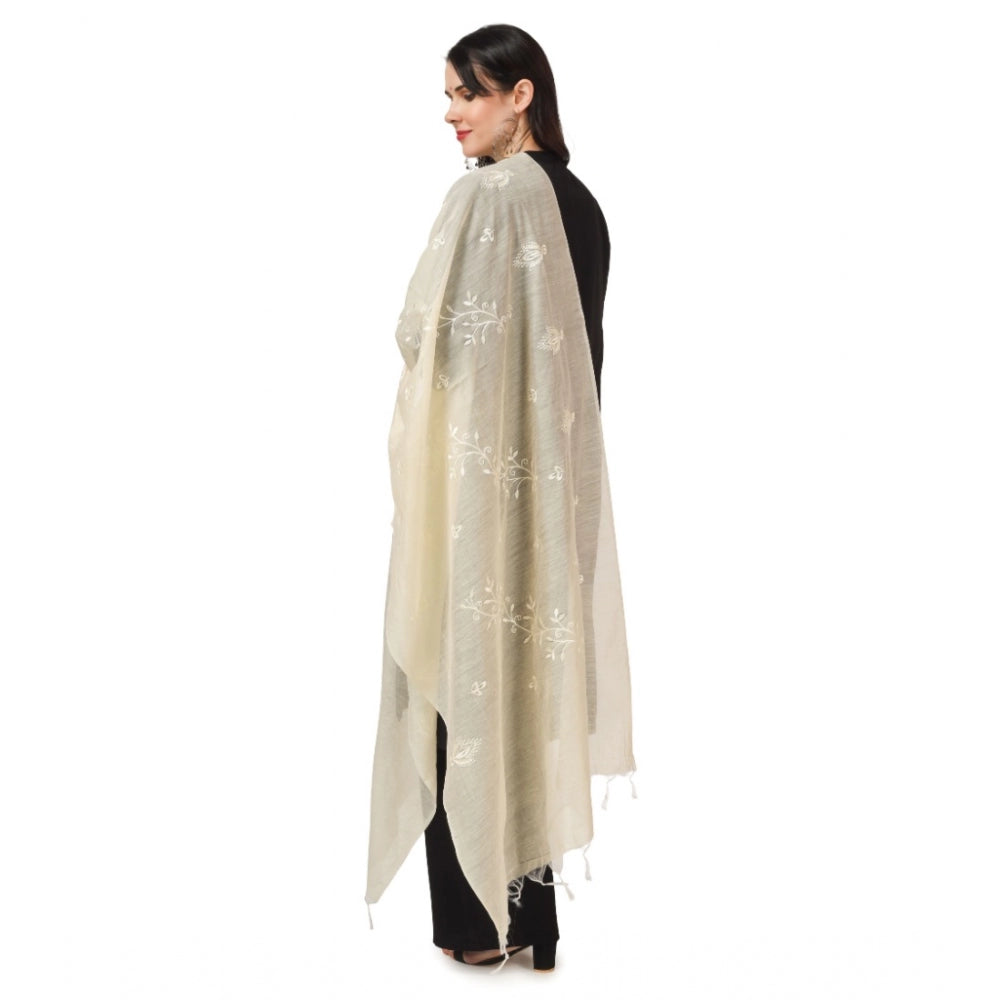 Designer Women's Cotton Embroidered Dupatta