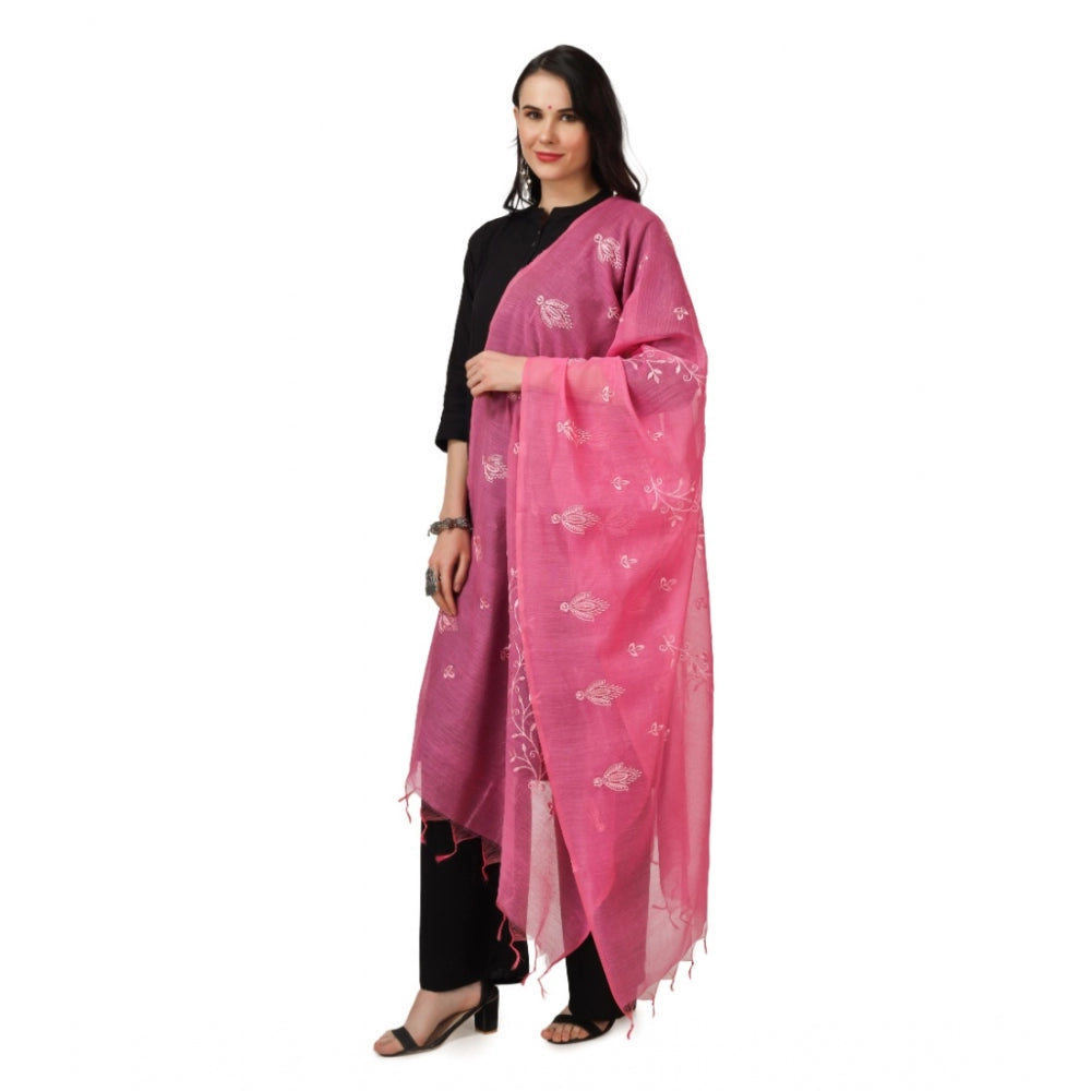 Stunning Women's Cotton Embroidered Dupatta