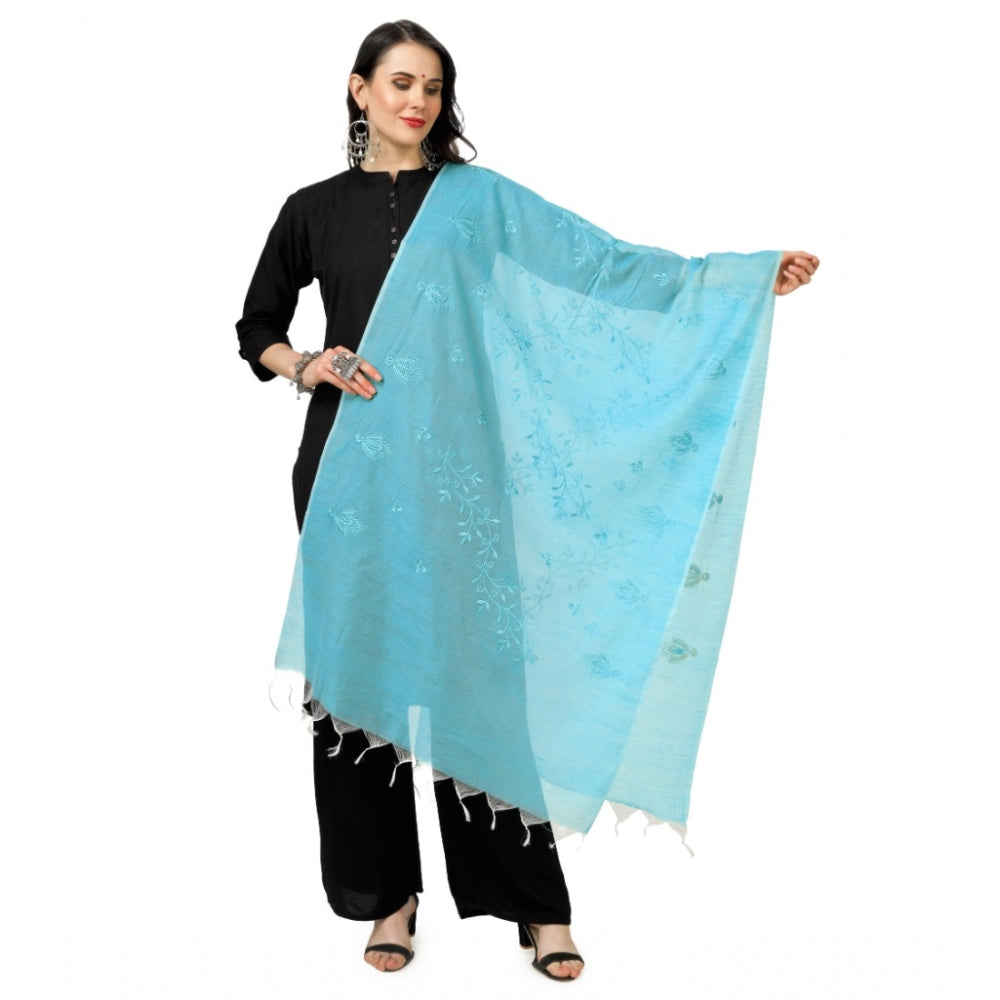 Designer Women's Cotton Embroidered Dupatta