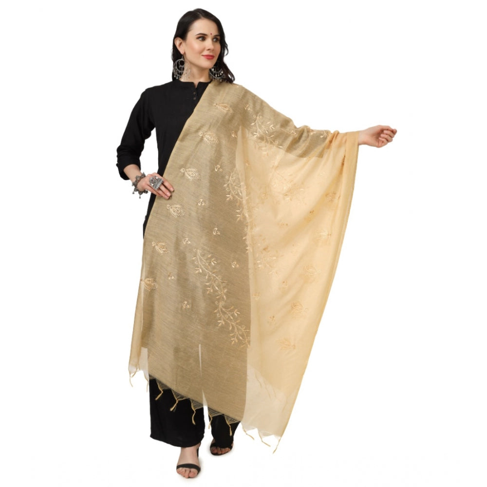 Designer Women's Cotton Embroidered Dupatta