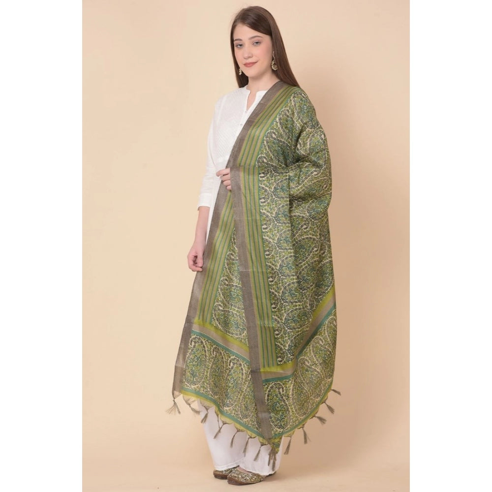 Wonderful Women's Art Silk Printed Dupatta