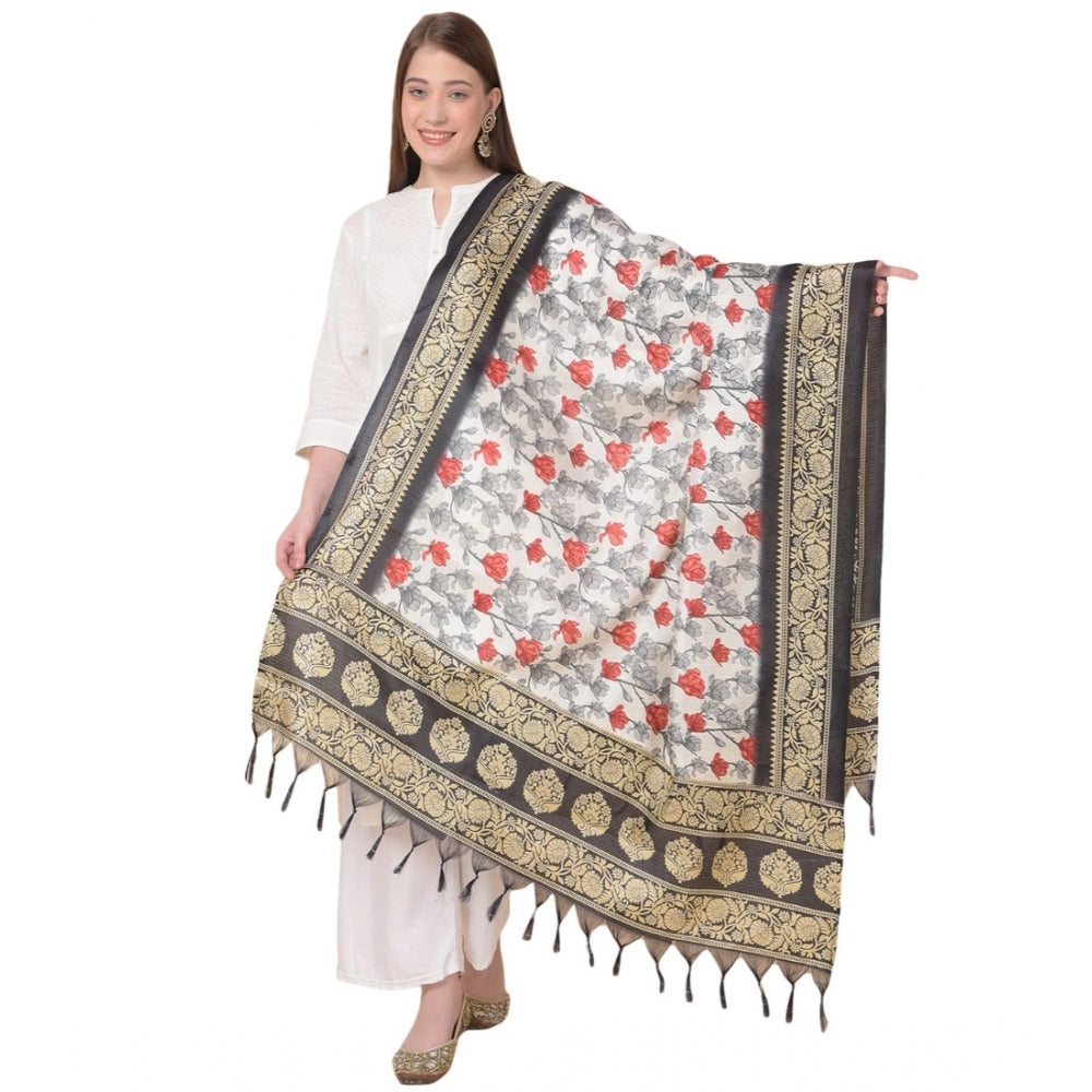 Classy Women's Art Silk Printed Dupatta