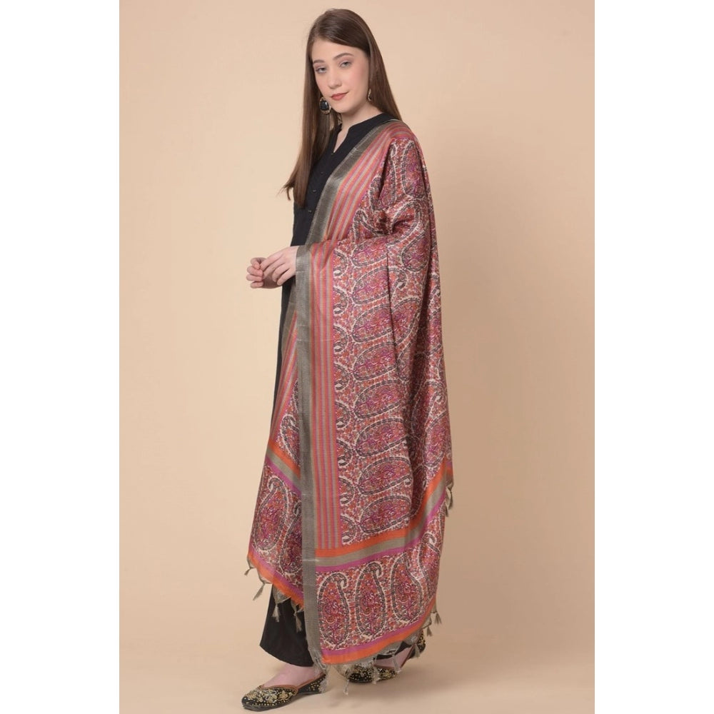 Wonderful Women's Art Silk Printed Dupatta