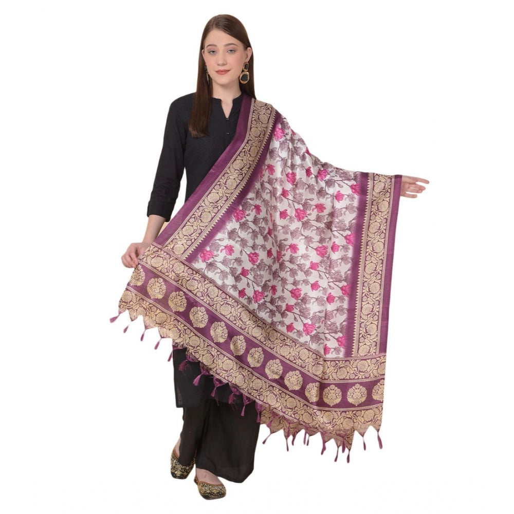 Trendy Women's Art Silk Printed Dupatta