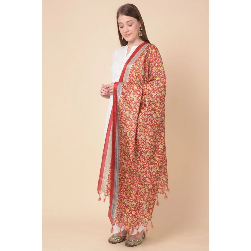 Graceful Women's Art Silk Printed Dupatta