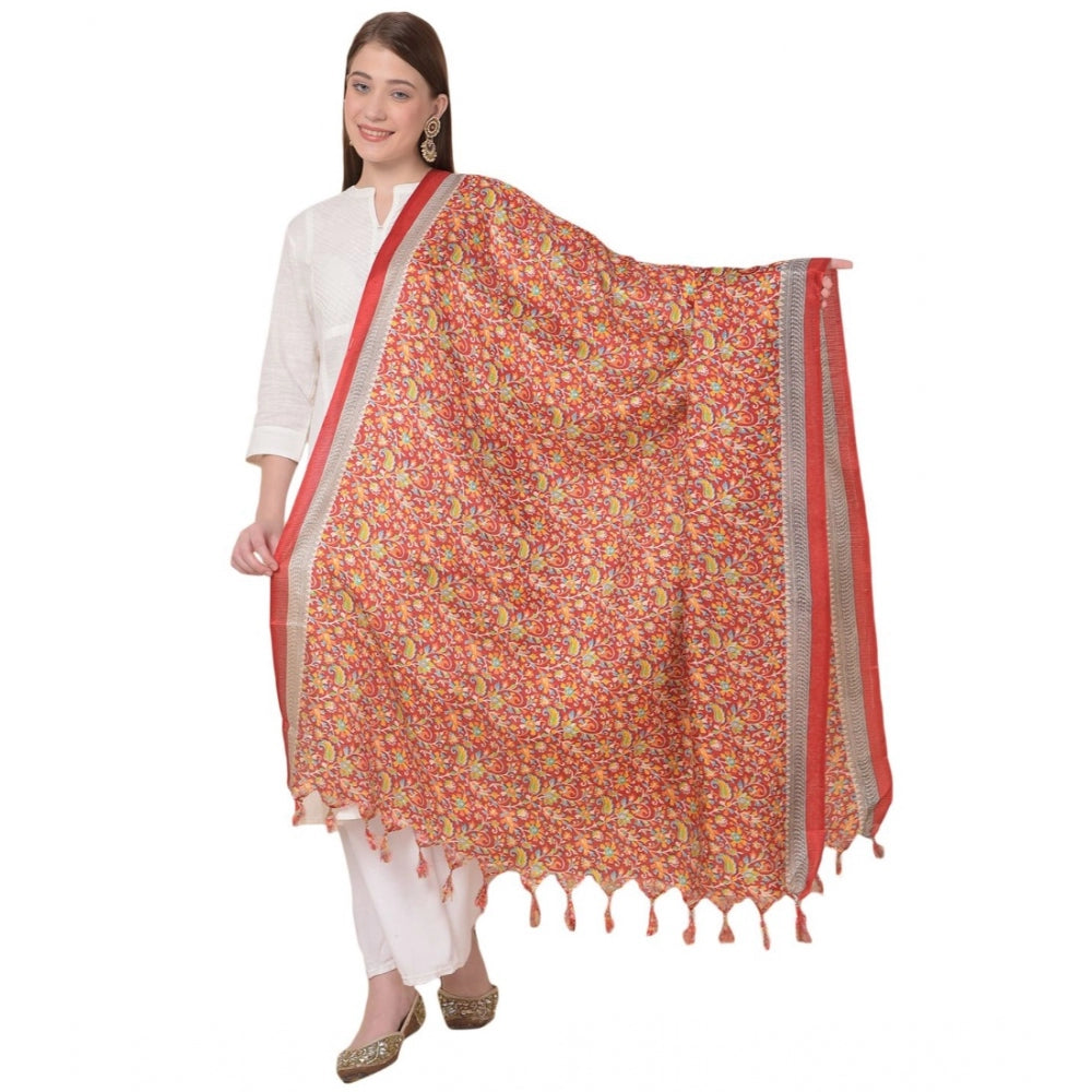 Graceful Women's Art Silk Printed Dupatta