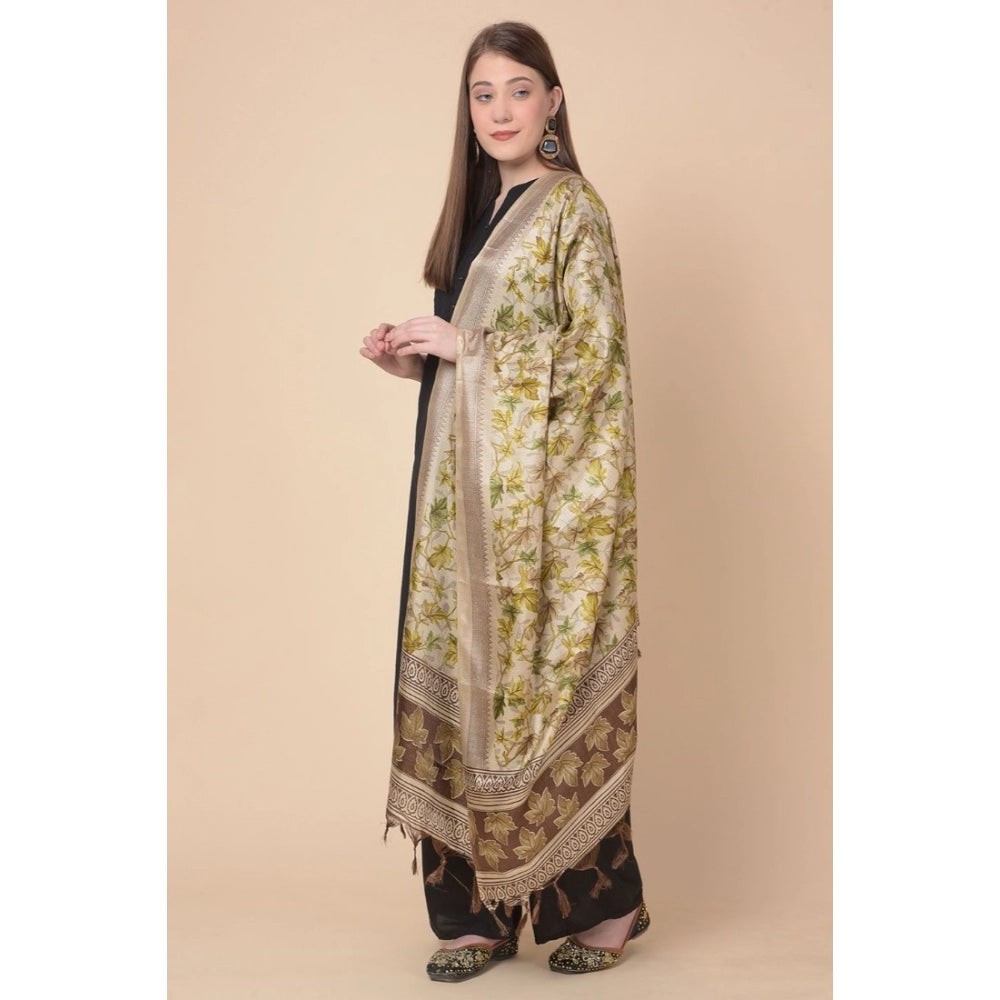 Wonderful Women's Art Silk Printed Dupatta